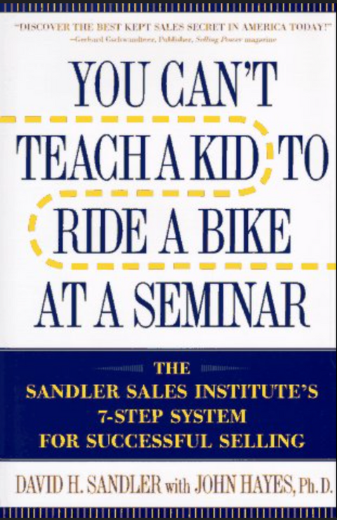 You Can't Teach a Kid to Ride a Bike at a Seminar