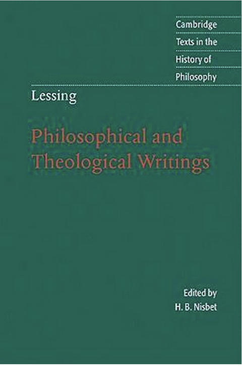 Lessing: Philosophical And Theological Writings