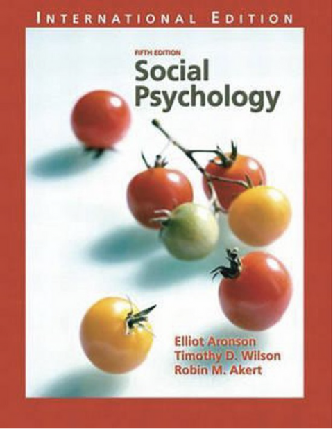 Psychologie sociale : édition internationale