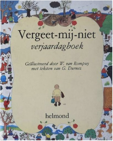 Vergeet-mij-niet verjaardagboek