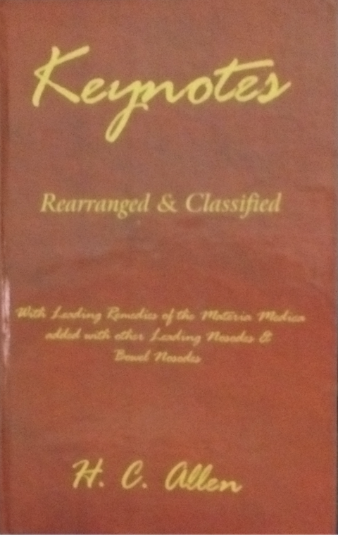 Keynotes : réarrangé et classé avec les principaux remèdes de la Materia Medica ajoutés avec d'autres principaux nosodes et nosodes intestinaux