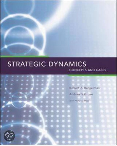 Strategic Dynamic: Concepts And Cases