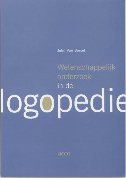 Wetenschappelijk onderzoek in de logopedie