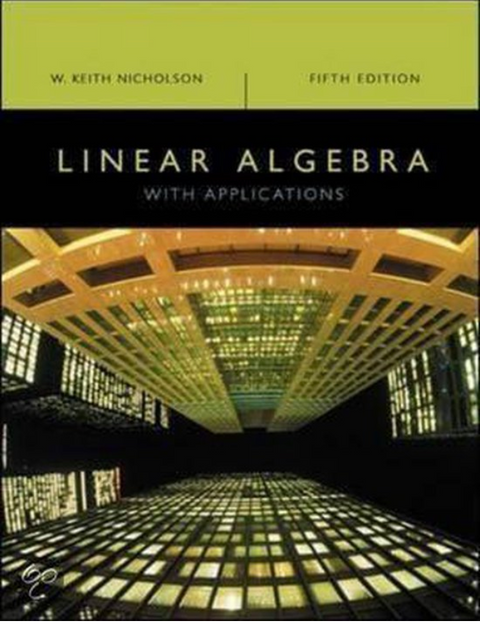 Linear Algebra With Applications